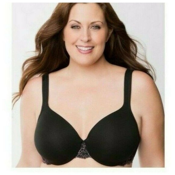 Cacique Bra Cotton w/ Lace Full Coverage Size 40H - Picture 1 of 6